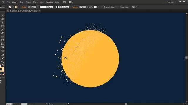 Grain Texture | Make your own Grain Texture Brush in Adobe Illustrator смотреть онлайн