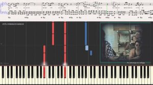 Дым сигарет с ментолом - "Нэнси" (Ноты и Видеоурок для фортепиано) (piano cover)