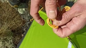 Как удобно сматывать оттяжки палаток и тентов. Полезные навыки.Терра СПб.