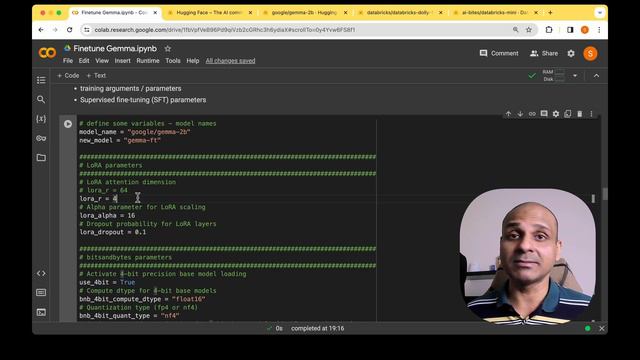 Fine-tuning LLMs with PEFT and LoRA - Gemma model & HuggingFace dataset смотреть онлайн