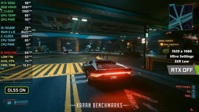Cyberpunk 2077 | Patch 1.52 | RTX 3050 + I5 10400f | 1080p Ultra Settings + RTX & DLSS смотреть онлайн