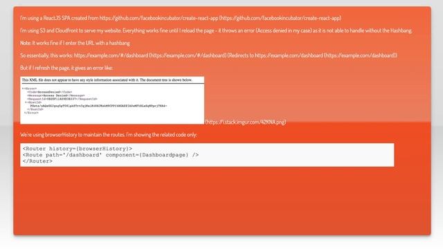 Cannot access page on Refresh due to Hasbangs in a React SPA смотреть онлайн