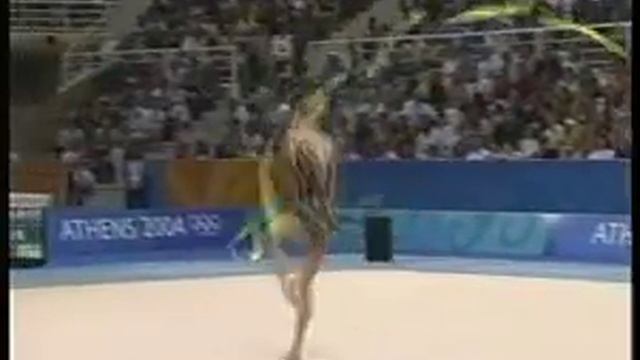Olympic games Athens 2004 - Natalia Godunko UKR ribbon final смотреть онлайн