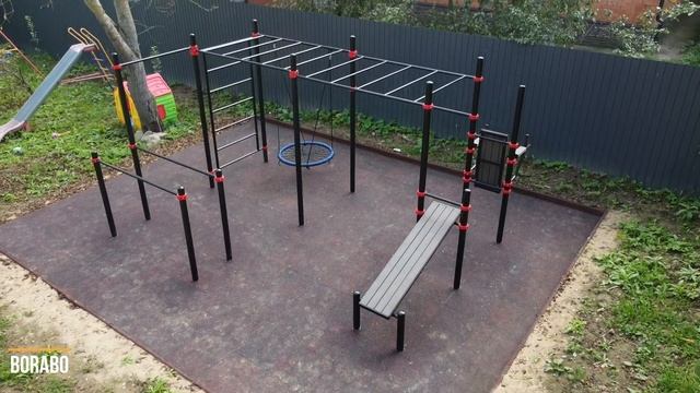 Спортивные WORKOUT комплексы для лучших тренировок на свежем воздухе от Фабрики турников BORABO смотреть онлайн