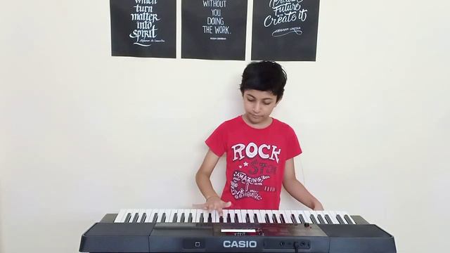 Teri hai zameen Piano by self taught young Pianist смотреть онлайн