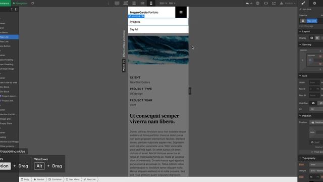Full design review with interactions — Build a custom portfolio in Webflow, Day 17 смотреть онлайн