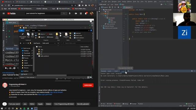 Fundamental of Java part 1 смотреть онлайн