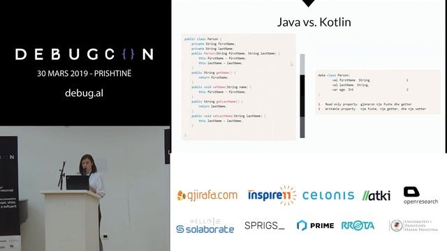 Rita Dobruna - Nga Java në Kotlin - rasti Android - debugCon Mars 2019 смотреть онлайн