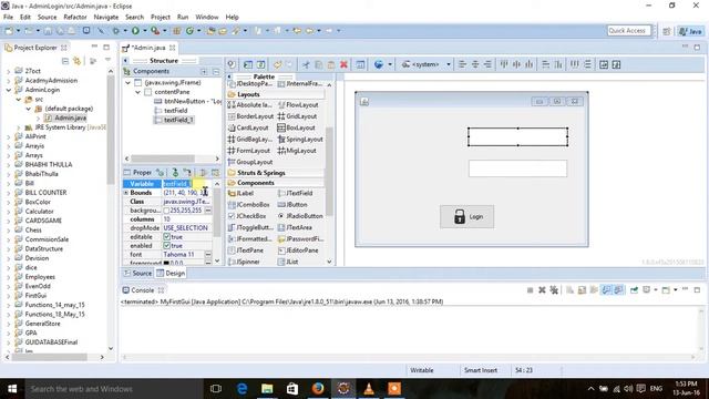 Create login Java & sqlite database Swing JFrame tutorial Urdu Hindi P 3 смотреть онлайн