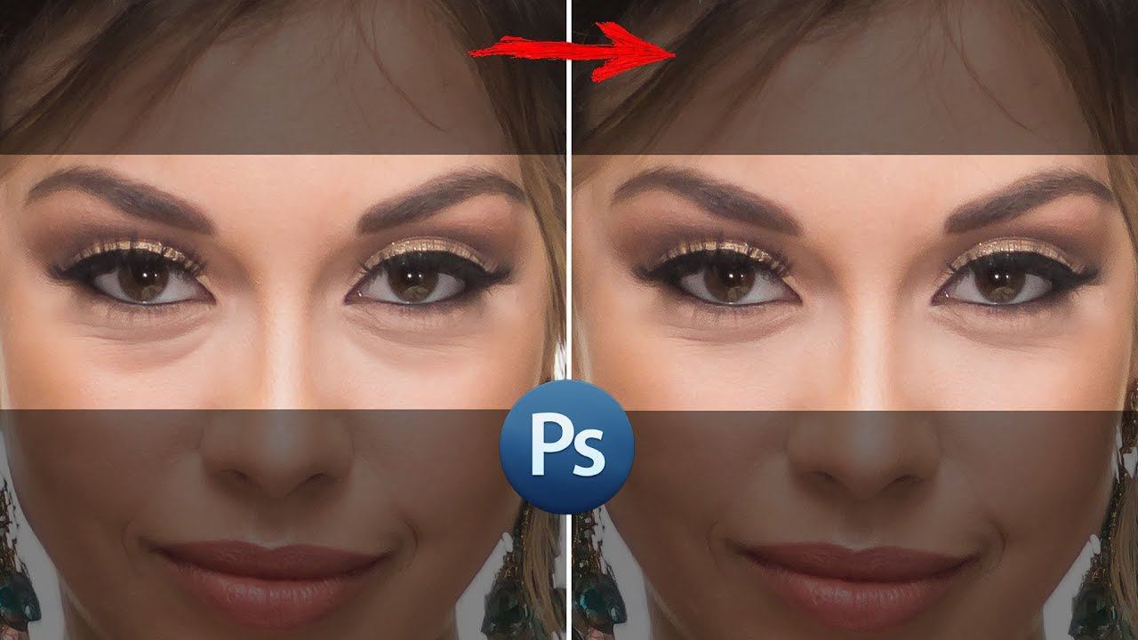 Уроки Фотошопа | Как убрать мешки под глазами / Обработка фотографий в Photoshop смотреть онлайн