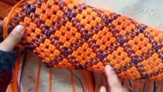 plastic wire Crosscut bag making tutorial part 2 in hindi смотреть онлайн
