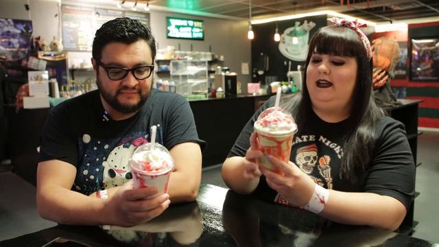 We Went to a Horror Coffee Shop! | Coffee House of Hel | Horror Coffee Shop Walkthrough смотреть онлайн