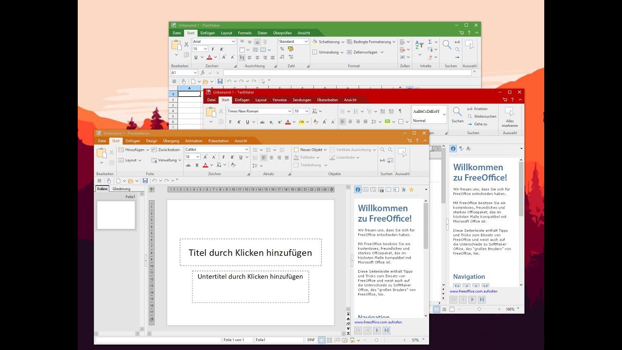 FreeOffice - отличный офисный пакет для Linux! смотреть онлайн