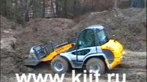 Фронтальный погрузчик Kramer 380 |www.kiit.ru| Обзор погрузчика за работой