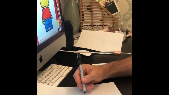 Dad Take over / How to draw a Lego man / Podcast #6 смотреть онлайн