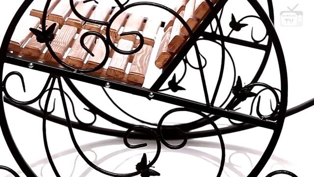 Фабрика интерьерной ковки ✿ Кресло качалка для сада ✿ производство садовой мебели смотреть онлайн