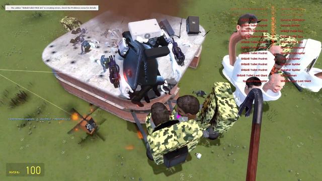 Skibidi Toilet Rocket vs Camera Man Boss Army In Garry's Mod смотреть онлайн