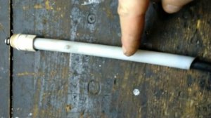 Мовилим пороги (Приспособление для мовиля из огнетушителя).