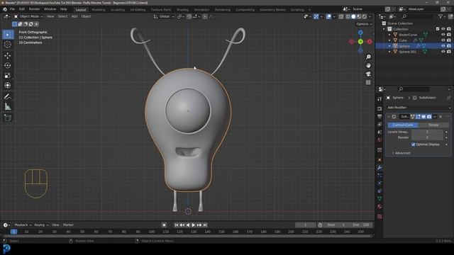 Blender: Fluffy Monster Tutorial | EASY Beginners смотреть онлайн