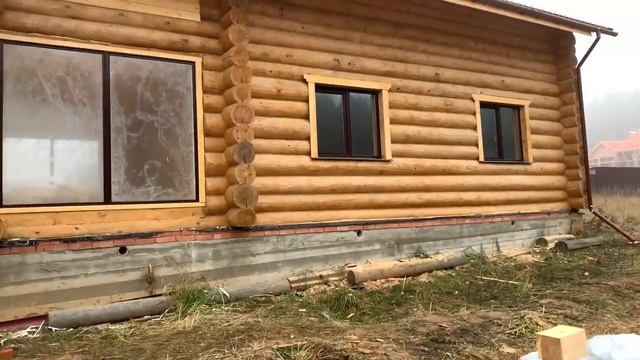 Сруб дома 8х8+3м.