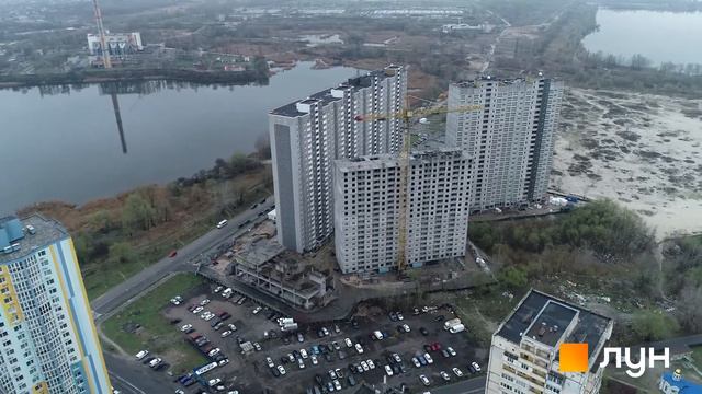 ЖК Ревуцький, Київ – Аерообліт від ЛУН, весна 2021 смотреть онлайн