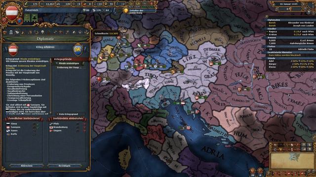 Österreich #01 - Meine Ziele [Europa Universalis 4 / Deutsch] смотреть онлайн