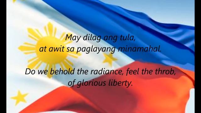 Philippine National Anthem - "Lupang Hinirang" (TL/EN) смотреть онлайн