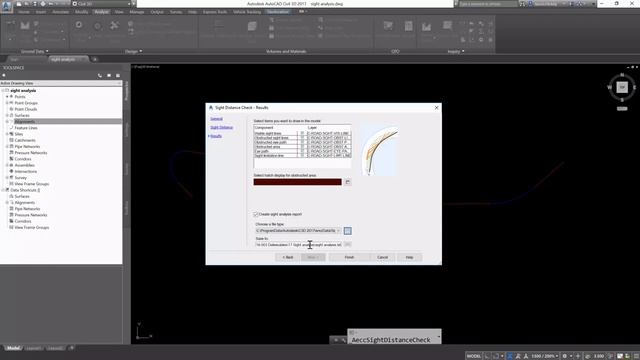 Autocad Civil 3D:- Lesson 2.10: Sight analysis смотреть онлайн