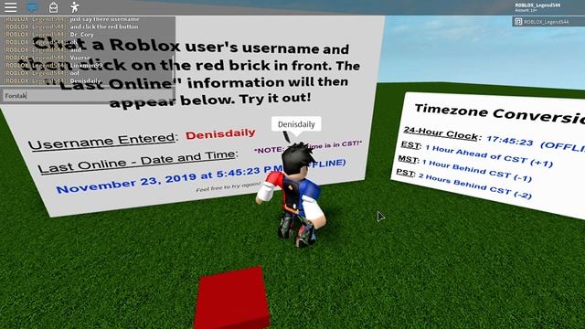 (10 subscriber special) if you want to check someones last online information do this roblox смотреть онлайн