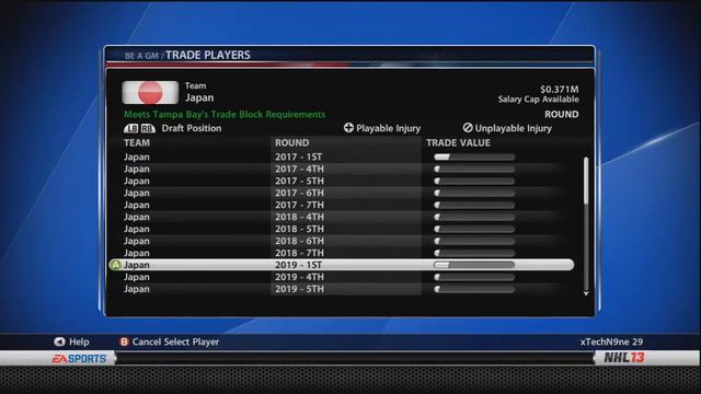 NHL 13: Japan Be A GM Episode 20 " Trade Deadline" смотреть онлайн