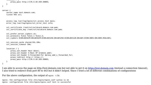 Unix & Linux: HTTPS request connection timeout (NGINX) смотреть онлайн