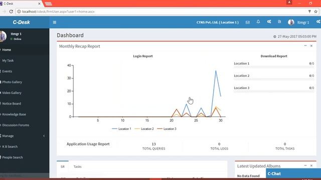 C-DESK IT HELP DESK DEMO смотреть онлайн