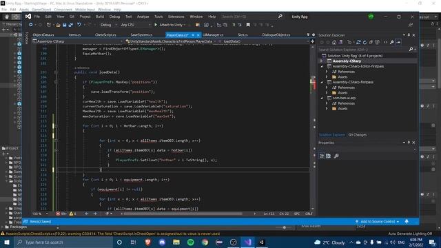 Let's Make an RPG Game in Unity! - Part 26: Saving System part 2!(unity3d rpg tutorial) смотреть онлайн