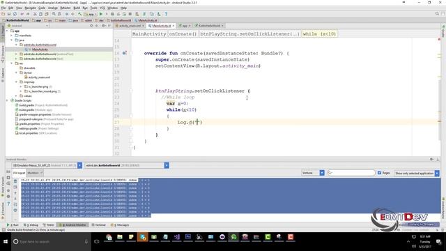 Android Kotlin Tutorial - Loops смотреть онлайн