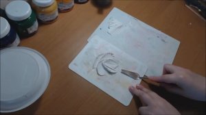 Рельефная (скульптурная) живопись декоративной штукатуркой. Работа мастихином.