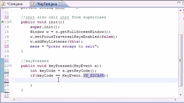 Java Game Development – 29 – Handling Key Events смотреть онлайн