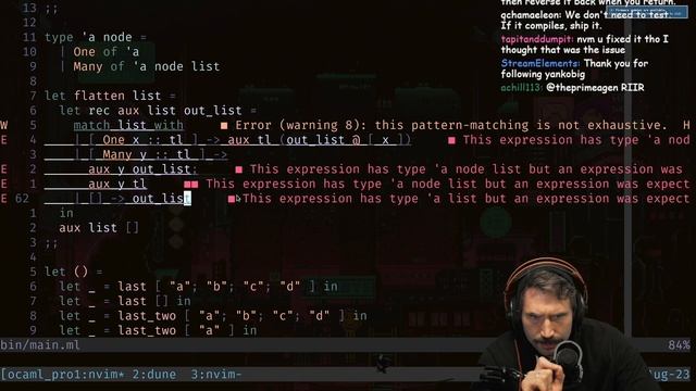 Problems 1 - 9 : 99 Ocaml Questions смотреть онлайн