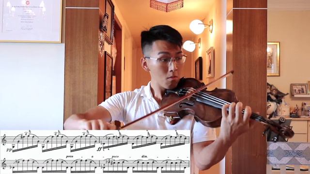 Ysaÿe Sonata No. 2 Les Furies with score смотреть онлайн