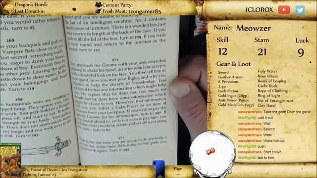 The Forest of Doom - Part 4 - Fighting Fantasy Live Read смотреть онлайн