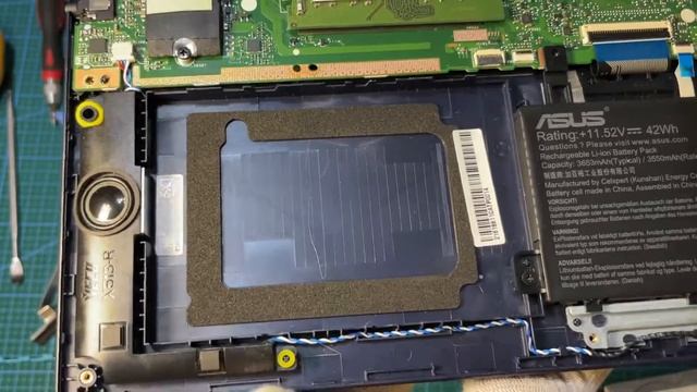 ASUS Vivobook 15 X513ea установка дополнительного HDD (connecting Additional HDD)