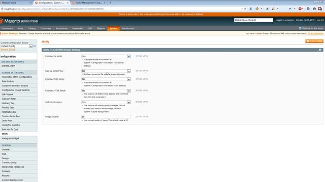 Magento Minification of Js, Css, Html & Image Quality смотреть онлайн