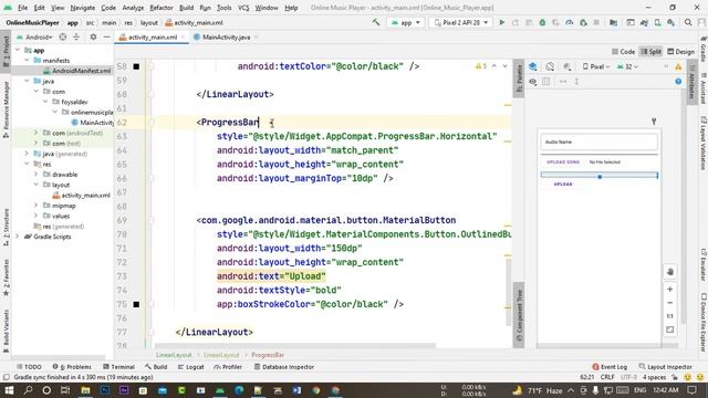 Online Music Player App using Firebase + Backend using Android Studio Part 02 смотреть онлайн
