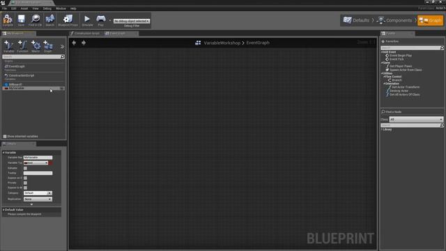 Blueprint Essentials: Variables Overview | 01 | v4.2 Tutorial Series | Unreal Engine смотреть онлайн