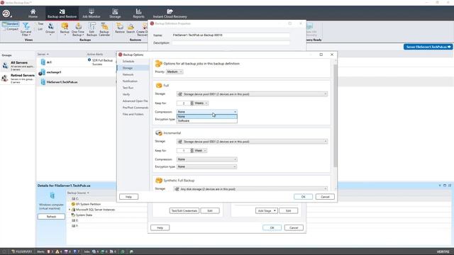 Backup Exec 21 How to use compression in a backup job смотреть онлайн