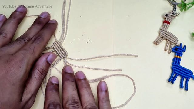 DIY Handmade Macrame animal Llama or Alpaca ? | Macrame keychain Deer смотреть онлайн