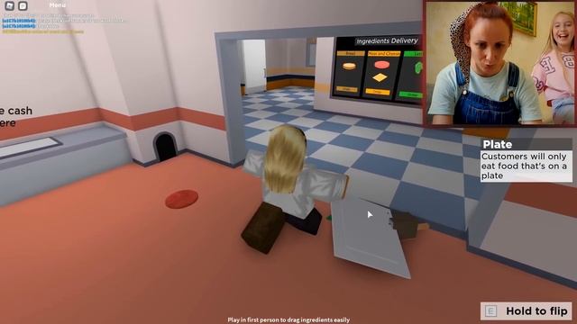 Самая Ужасная Бургерная в Роблокс - Мы Играем Cook Burgers Roblox смотреть онлайн