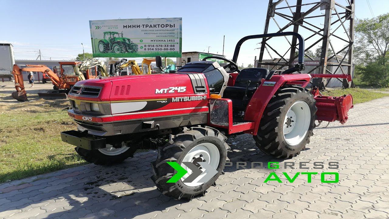 Полноприводный минитрактор б/у Митсубиши Mitsubishi MT245 за 710 000 руб. progress-avto смотреть онлайн