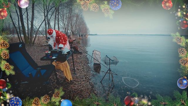 Дед мороз на рыбалке смотреть онлайн