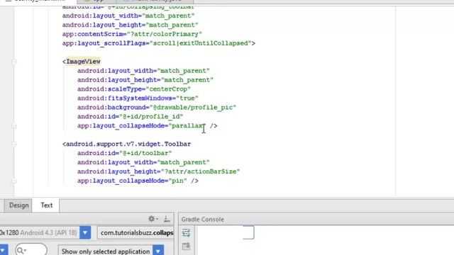 Android Material Design Collapsing Toolbar Layout смотреть онлайн