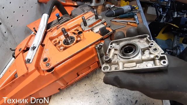 Хускварна 272 XP небольшое ТО.Интересный маслонасос.